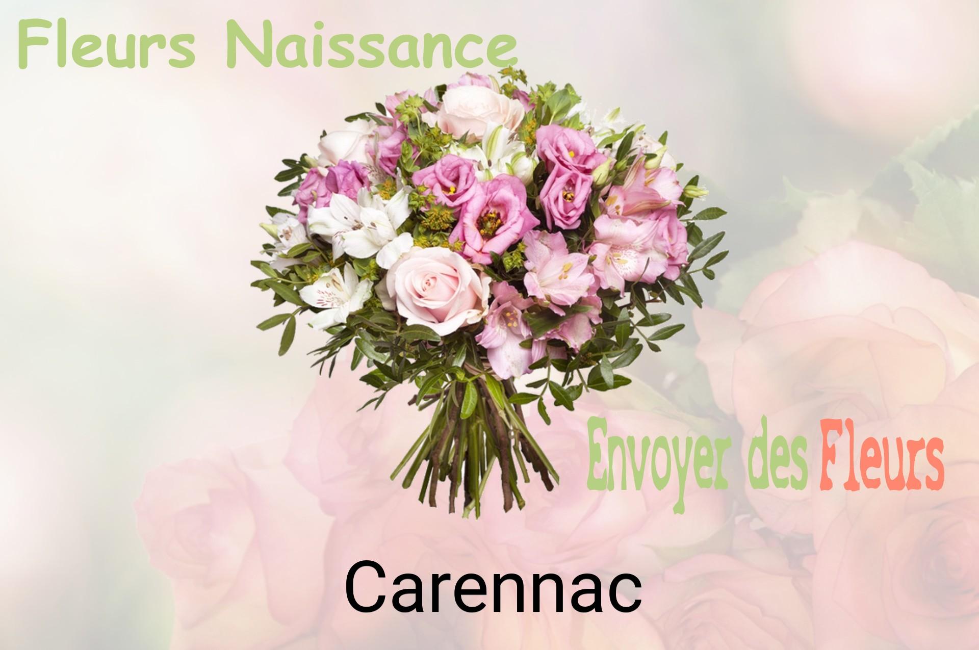 Bouquet de fleurs de naissance livré à Carennac