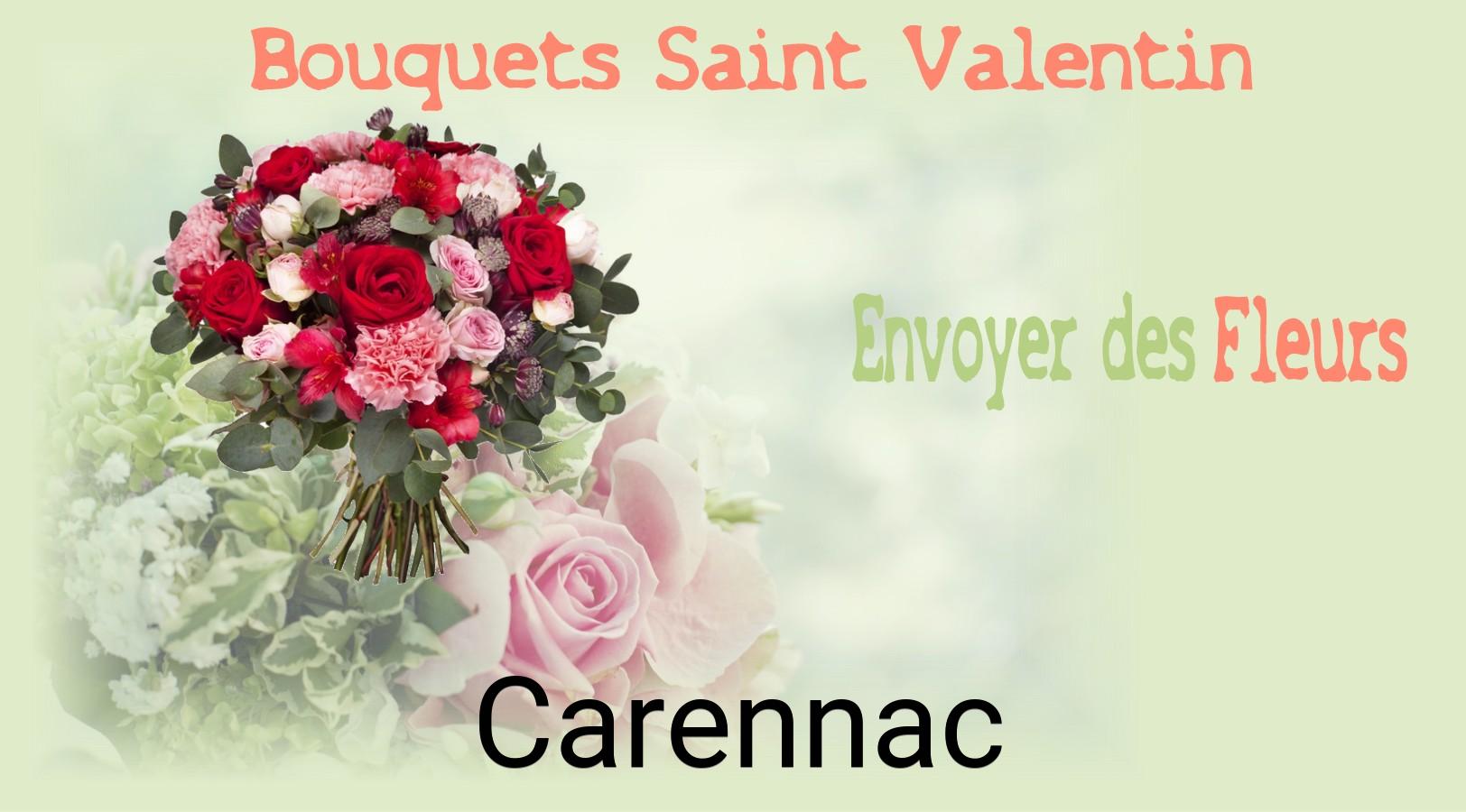 Roses de Saint-Valentin livrées à Carennac